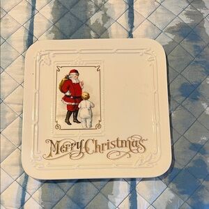 Grasslands Road Square White Plate